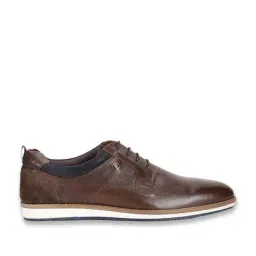 Louis Philippe Men's Brown Derby Shoes-picture-21