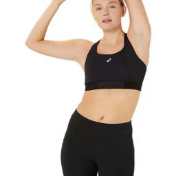 Asics Black Plain Sports Bra-image-76
