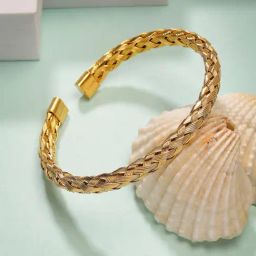 NVR Statement Gold Gold-Plated Bracelets-46
