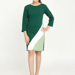 White World A-Line Dress-image-12