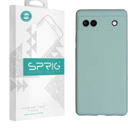 Sprig Liquid Silicone Back Cover for GOOGLE PIXEL 6A (Green)-image-87