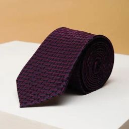 Peter England Purple Embroidered Tie-picture-17