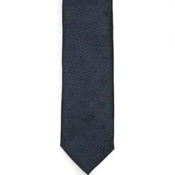 Arrow Navy Geometric Tie-picture-24