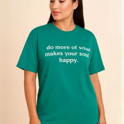 SZN Women Typography Printed T-shirt-picture-19