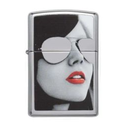 Zippo Silver Sunglasses Brass Pocket Lighter-image-57