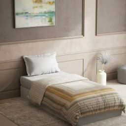 DDecor Geometric Brown 150 TC Cotton Single Reversible Dohar-image-39
