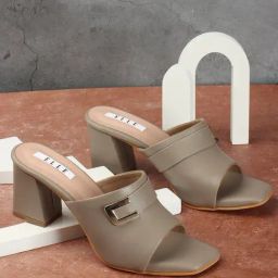 Elle Women's Grey Casual Sandals-image-93