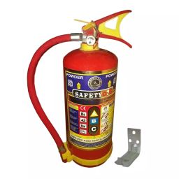 Safety One 4 Kg ABC Powder Type Fire Extinguisher with Wall Mount Hook-48