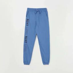 Fame Forever by Lifestyle Kids Blue Cotton Printed Trackpants-image-88