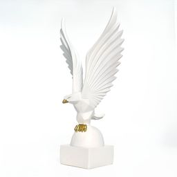 Aura White Bird Figurine Decorative Showpiece-image-16