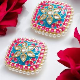 OOMPH Square Studs Earrings-7