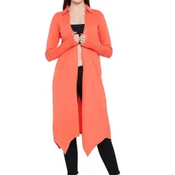 Hypernation Coral Cotton Shrug-image-5