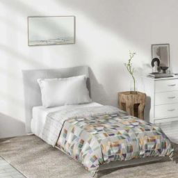 DDecor Grey Cotton 125 TC Single Reversible Dohar-picture-37