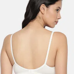 Inner Sense Pack Of 2 Fuchsia & White Beginners Bra ISB099-Fuchsia_Milky White image 3