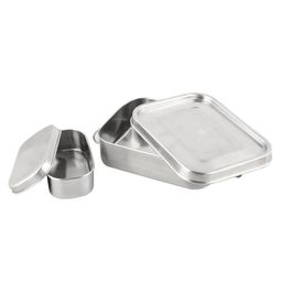 Taabartoli Stainless Steel Lunch Box with Steel Container - Silver-image-15