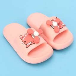 Oh! Pair Slip On Back Strap Closure Clogs with Applique - Pink-picture-23