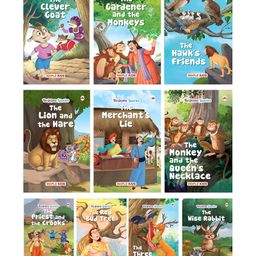 Story Books for Kids Bedtime Stories Illustrated Moral Stories English Short Stories with Colourful Pictures Pack of 10 Books - English-11