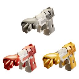 NEGOCIO Set of 2 Fidget Guns, Rock Paper Scissors Toys, Stress Relief Gun Toys Gift for Friends, Adults and Kids - PACK OF 1 - COLOR MAY VARY-5