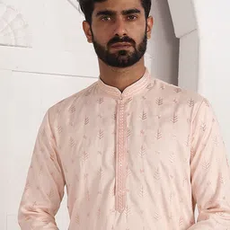 Arihant Rai Sinha Men Embroidered Floral Thread Work Kurta-picture-23