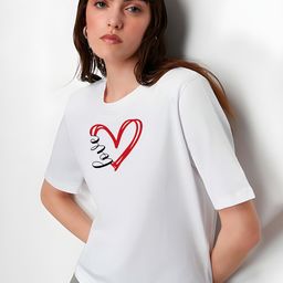 KAIDO Women Pure Cotton T-shirt-image-71