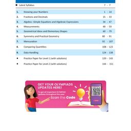 oswaal books Oswaal One for All Olympiads Previous Year Solved Papers Class 7 Mathematics For 2025 Exam - English image 3