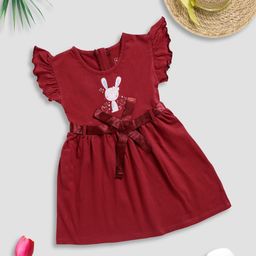Awbabie Flutter Sleeve A-Line Dress-image-74