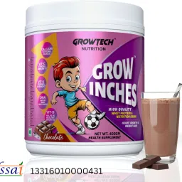 Grow Inches Daily Nutrition for Kids for Height growth and Weight gain Nutrition Drink-image-32