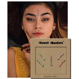 Comet Busters Set of 5 Handcrafted Reusable Traditional Designer Bindis - 014 image 2