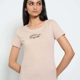 Ajile by Pantaloons Pink T-Shirt-picture-29