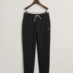 Gant Boys Black Blended Solid Sweatpants-picture-22