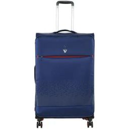 Roncato Crosslite Blue Solid Soft Large Trolley Bag -30 cm-image-3