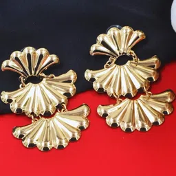 J & C Fashion Are Stainless Steel Gold-Plated Earrings-image-32