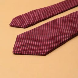 Peter England Red Embroidered Tie-picture-14