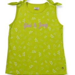 Gini & Jony Kids Green Printed Top-image-15