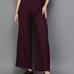 Fame Forever by Lifestyle Maroon Striped Pants-image-37