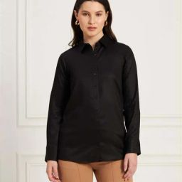 SALT Attire Black Plain Shirt-image-69
