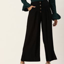 AMUKTI Women Solid Parallel Trousers-image-16