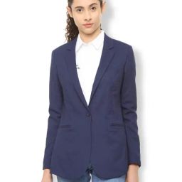 Van Heusen Navy Full Sleeves Blazer-picture-6
