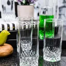 Goodhomes Transparent Drinking Glasses (320 ml) - Set of 6-image-65