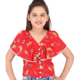 Cutecumber Kids Red Printed Top-picture-34
