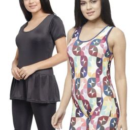 N-Gal Multicolor Swimsuit (Pack Of 2)-picture-1