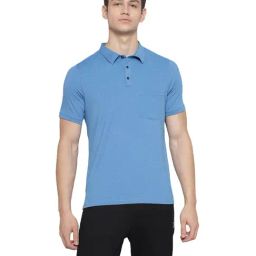 Turtle Blue Regular Fit Polo T-Shirt-image-47