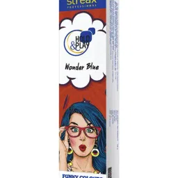 Streax Professional Hold & Play Funky Colours Wonder Blue - 100 gm-image-14
