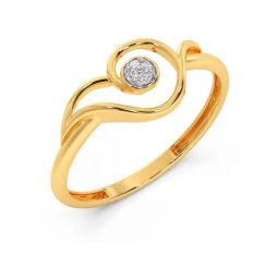 Candere by Kalyan Jewellers Stylish Design 18k Yellow Gold & Diamond Ring-image-37