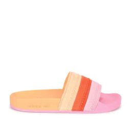 Adidas Originals Women's Orange Slides-image-44