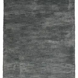 Saral Home Self Design Grey Microfibre Anti Skid Carpet-42