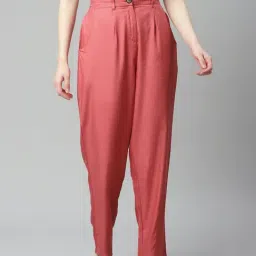 Melon by PlusS Pink Regular Fit Trousers-image-44