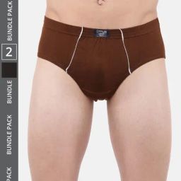 Dollar Lehar Assorted Cotton Regular Fit Briefs - Pack Of 2-picture-19