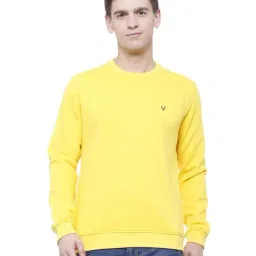Allen Solly Yellow Regular Fit SweatShirt-18