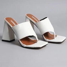 London Rag Women's White Thong Sandals-picture-24